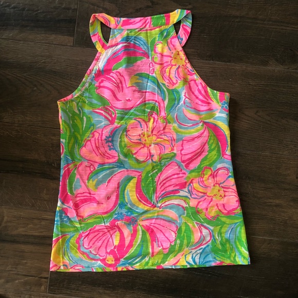 SOLD💓 Pulitzer Sleeveless High neck tank top - Picture 3 of 3